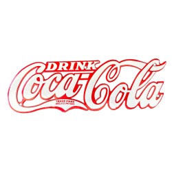 Panneau Email Coca-Cola