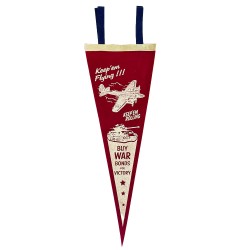 Felt Pennant "Buy War Bonds...