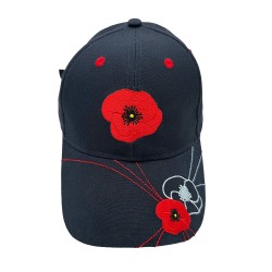 Cap - Poppies