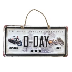 Plaque en métal - Moto