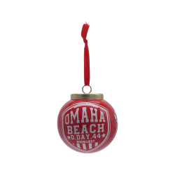 Omaha Beach Christmas Ornament