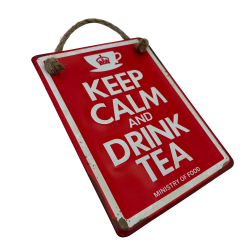 Plaque Keep Calm and Drink Tea