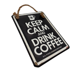 Plaque Keep Calm and Drink...