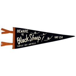 Fanion Beware of Black...