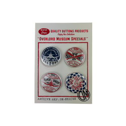 Black Sheep Set of 4 Buttons