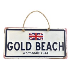 Plaque immatriculation Gold