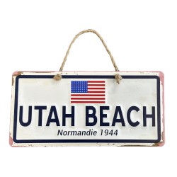 Plaque en métal - Utah...